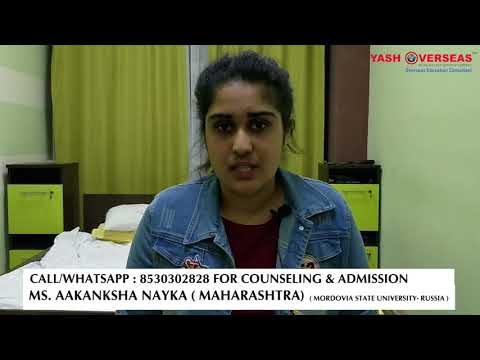 AAKANKSHA NAIR from PUNE MORDOVIA STATE UNIVERSITY- RUSSIA