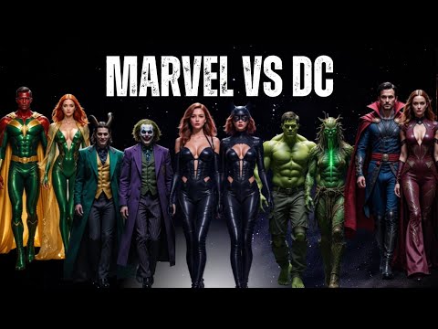 Marvel vs DC: Fashion Showdown Edition- Joker, vision,Cat woman, & more!