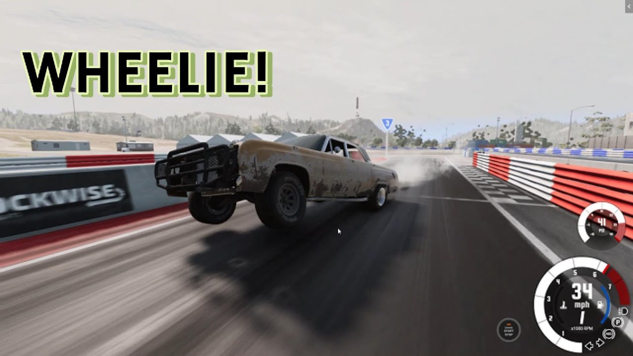 DRAG RACING IN BEAMNG DRIVE!!! - YouTube