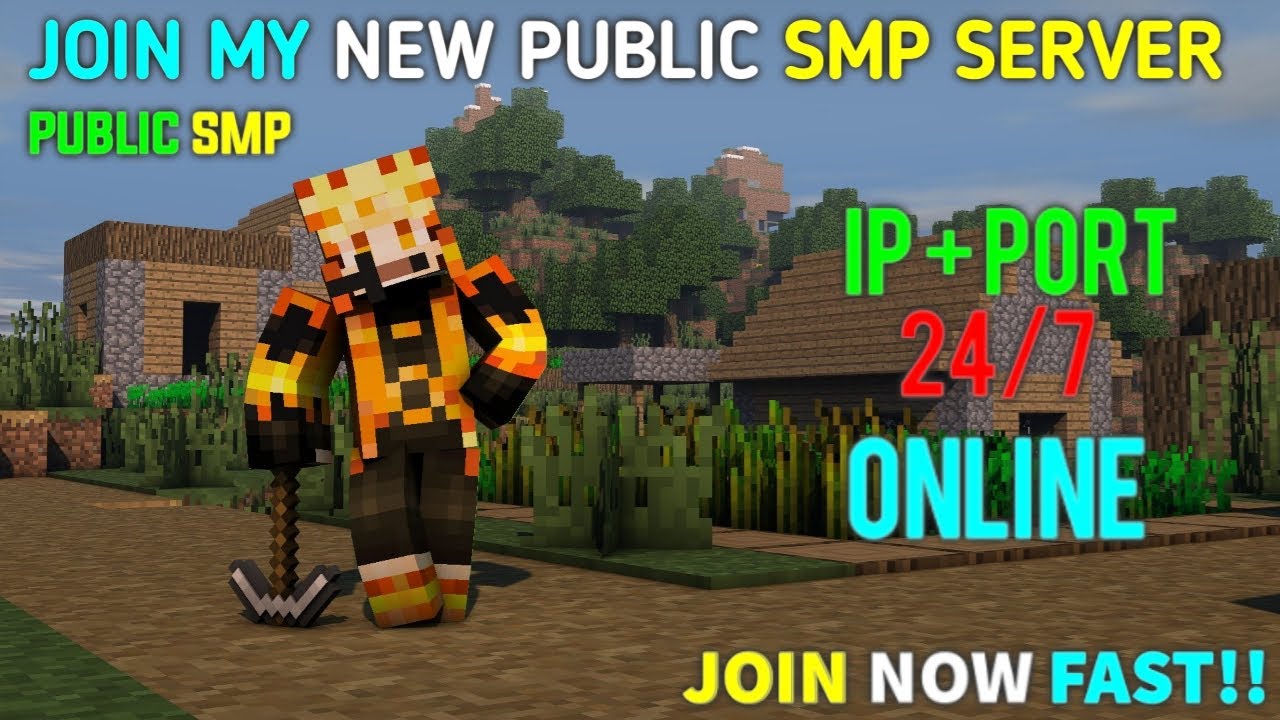 Minecraft SMP LIVE || PUBLIC SMP 24/7 JAVA + BEDROCK | FREE TO JOIN # ...