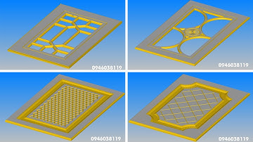 CV33 Hướng dẫn lập trình cánh huỳnh chạy tự động trong Alphacam (full tham số)