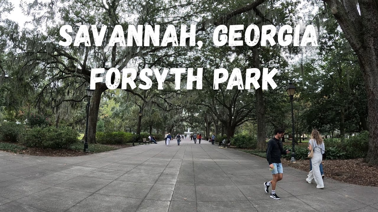 🌿 Savannah, Georgia | Walking Tour Forsyth Park