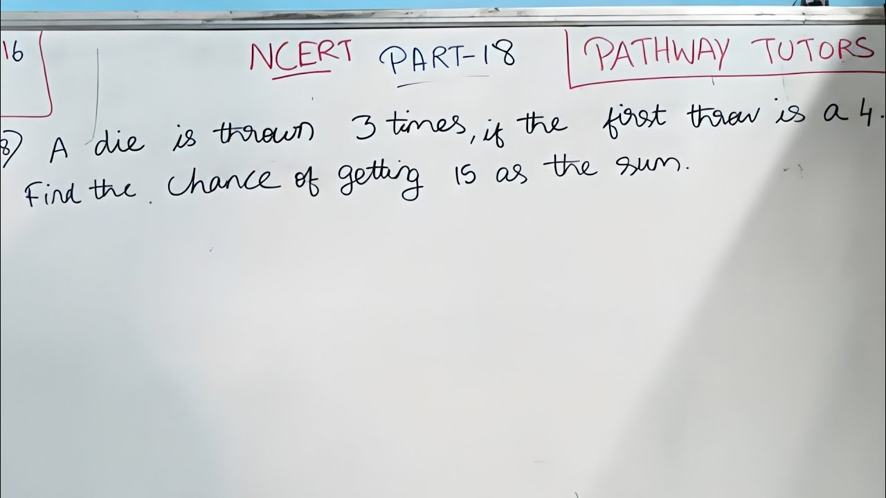 Class 12 rd Sharma 25.16 example 18 | chapter 13 Probability | Part 18 | cbse 2026 ❤️ Aravind Sir | 