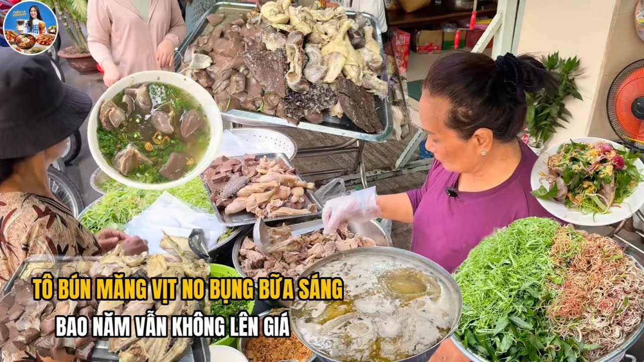 Tô bún măng vịt no bụng bữa sáng bao năm vẫn KHÔNG lên giá