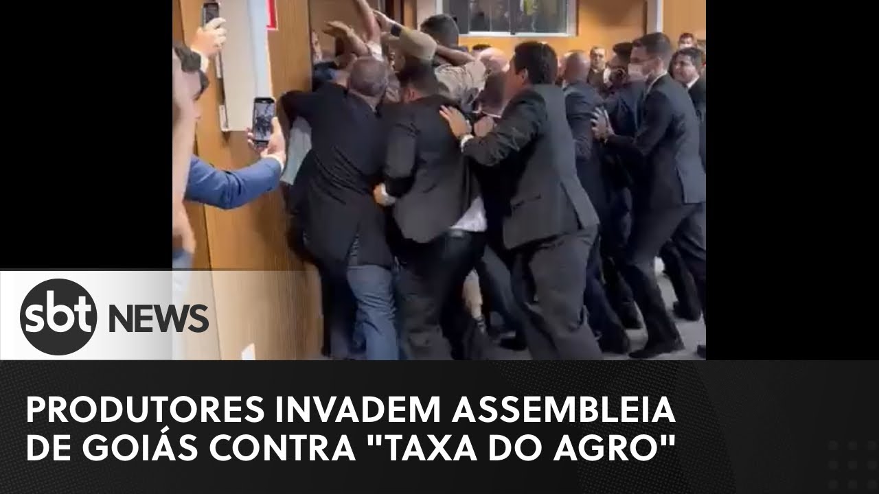 Produtores invadem Assembleia de Goiás contra “taxa do agro”