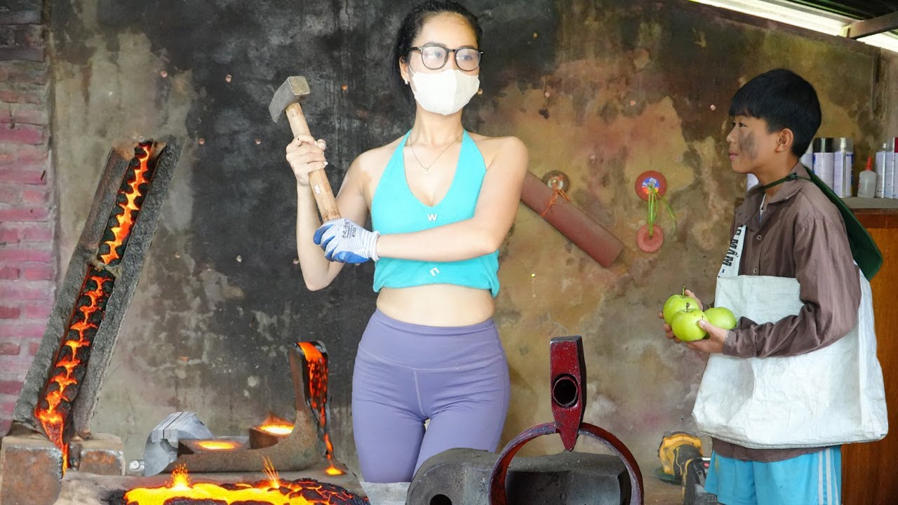 She Forged Sharp Blades for the Poor – A Boy Brings Wild Herbs and the Story of a Poor Old Woman