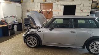 MINI COOPER загорелась гирлянда (