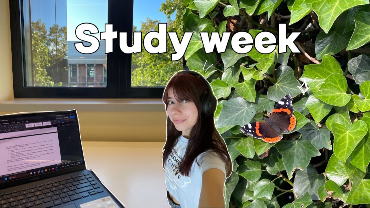 STUDY VLOG (Very late back to school...)