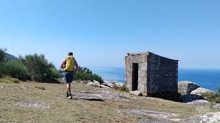 Serra da Groba (Sierra de Groba) con el mirador de Plas