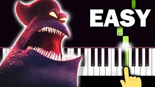 Kraken Song - Hotel Transylvania 3 - EASY Piano tutorial screenshot 1