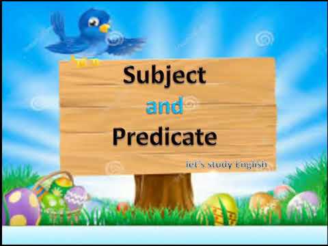 تعلم صياغة الجمل الإنجليزية | Subject and Predicate | شرح كامل