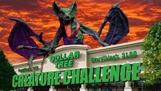 Dollar Tree Creature Challenge - DIY Monster Figure - Kitbashing Monsters | Dark Nook