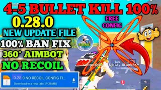 PUBG Mobile Lite New Update No.0.28.0 Recoil Config File // 🌛360 aim bot config file 0.27.0💞🤩 0.28.0