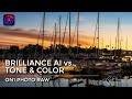 Brilliance ai vs tone  color  on1 photo raw 2024