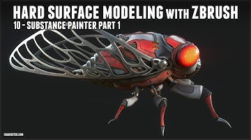 Hard Surface Modeling with Zbrush Part 3: Ch 10 Substance Painter Part 1