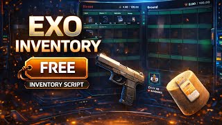 [QBCore] QB-Inventory ReDesign 🔥 | EXO Script UI Upgrade