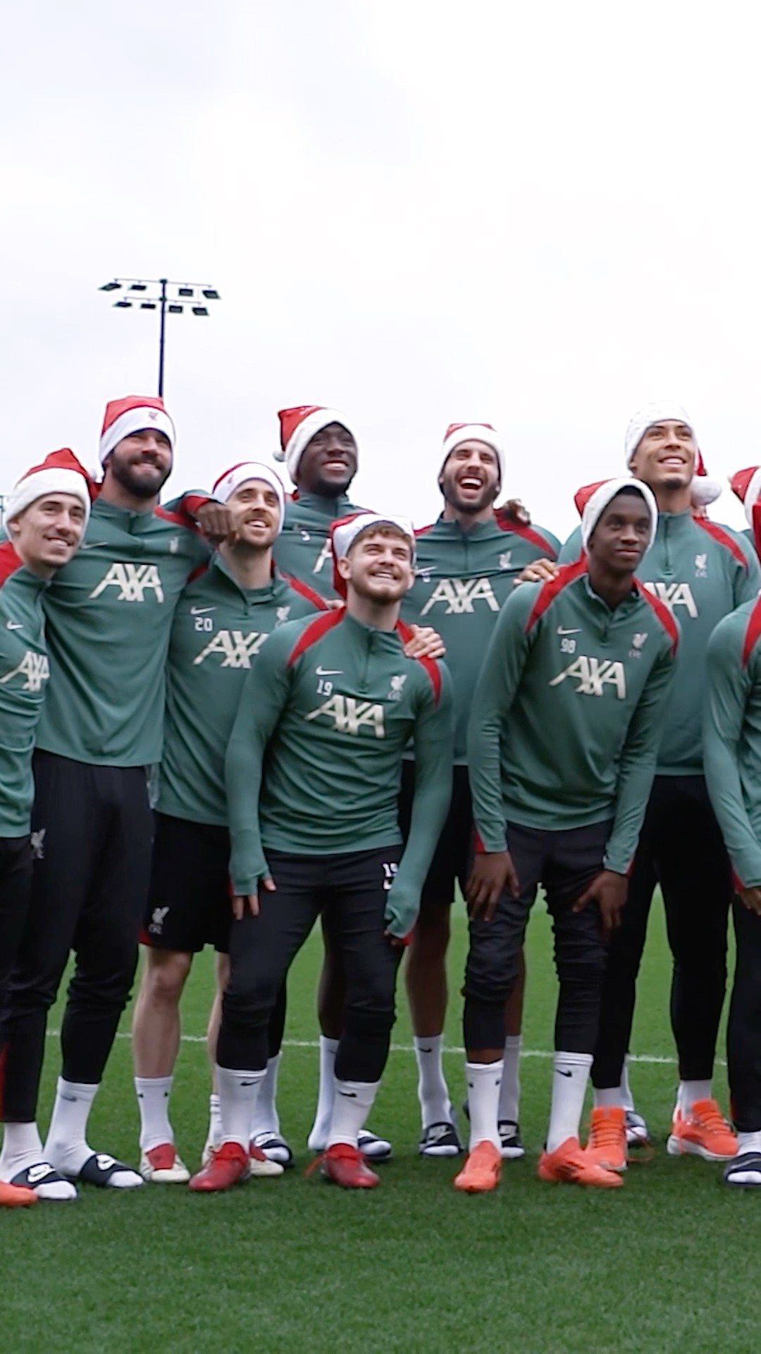 Unseen footage from the Reds’ 2024 Christmas photo