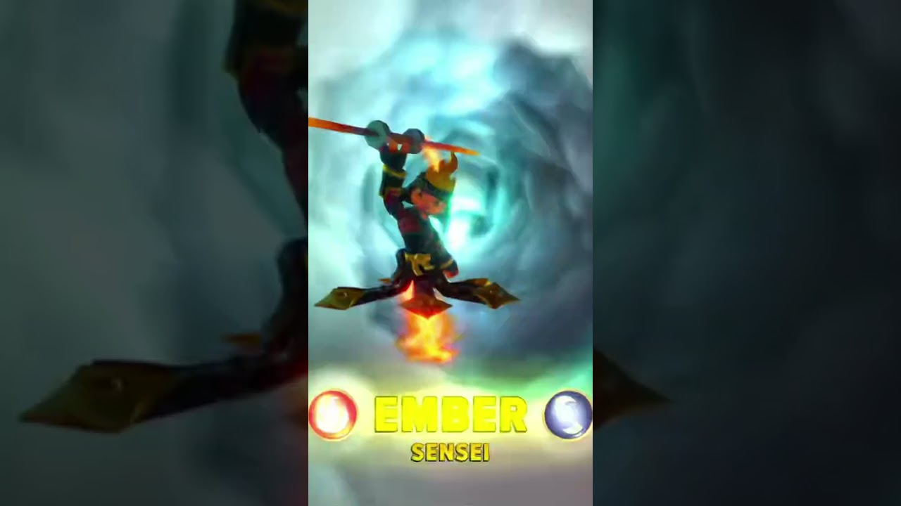 Sensei Ember on Portal - Skylanders Imaginators