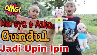 kok bisa marsya dan azka gundul seperti upin ipin semua gara2 syakia