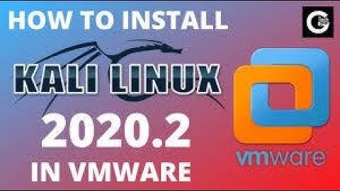 How to Install Kali Linux 2020.2 on VMware Workstation Pro & install VMware 15. 2020