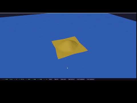 WebGPU + three.js cloth simulation