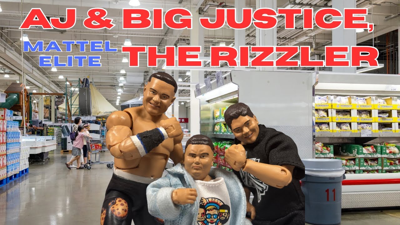 Mattel Elite Costco Guys (AJ & Big Justice) & The Rizzler - WIP Wednesday
