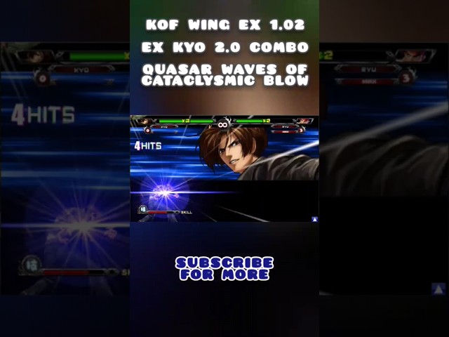 EX Kyo 2 Combo - KOF Wing #jukicombos #kofcombos class=