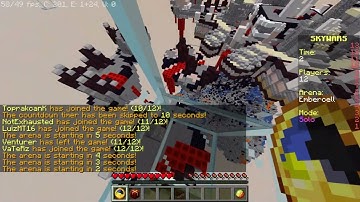 i tried skywars in herobrine.org