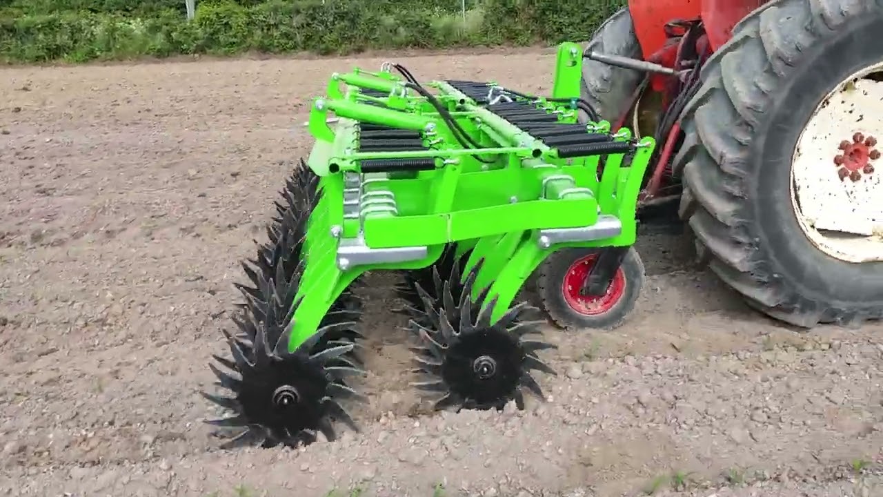 Tension modulable des rotors houe rotative gregoireagri