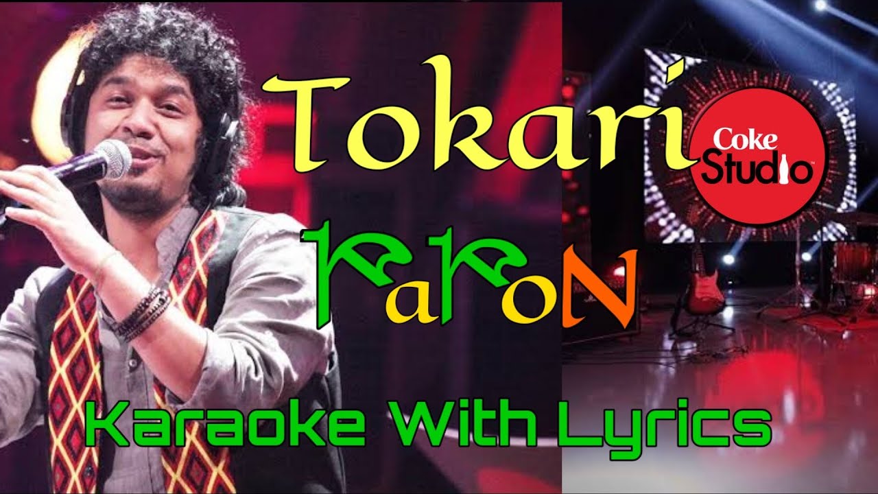 Tokari Karaoke  Shyamorai Kolia  PaponSugandha GargCoke Studio Assamese Song karaoke with lyrics