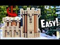 How to Build a Medieval Castle Fort in Minecraft (EASY!)