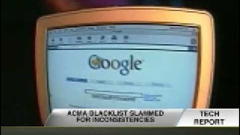 Row over web blacklist