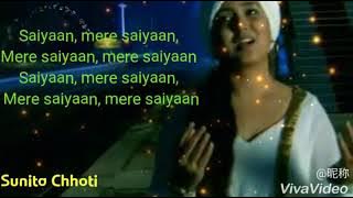 🇮🇳Saiyaan lyrics( harshdeep Kaur/mix By :-Bhavariya)