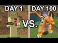 I Survived 100 Days In Minecraft Pixelmon Here&#39;s What Happened