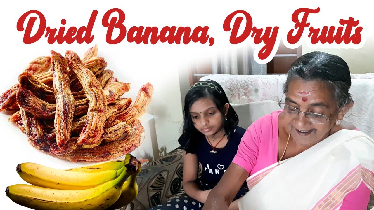 How to Dry Bananas at Home | Dried Bananas | Banana Dry Fruits