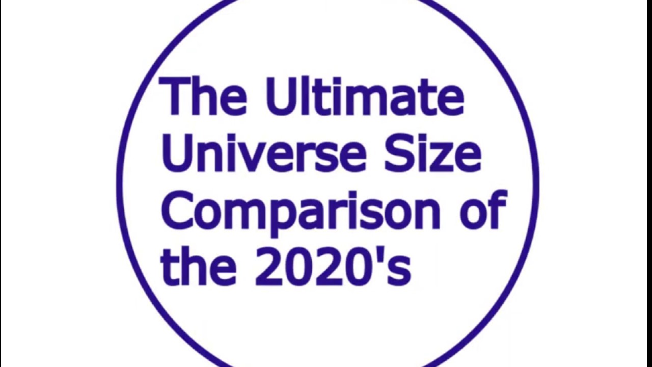 The Ultimate Universe Size Comparison of the 2020's Trailer - YouTube