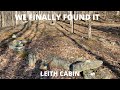 The search for the remote Leith Cabin deep in the woods to find the treasure in the ground