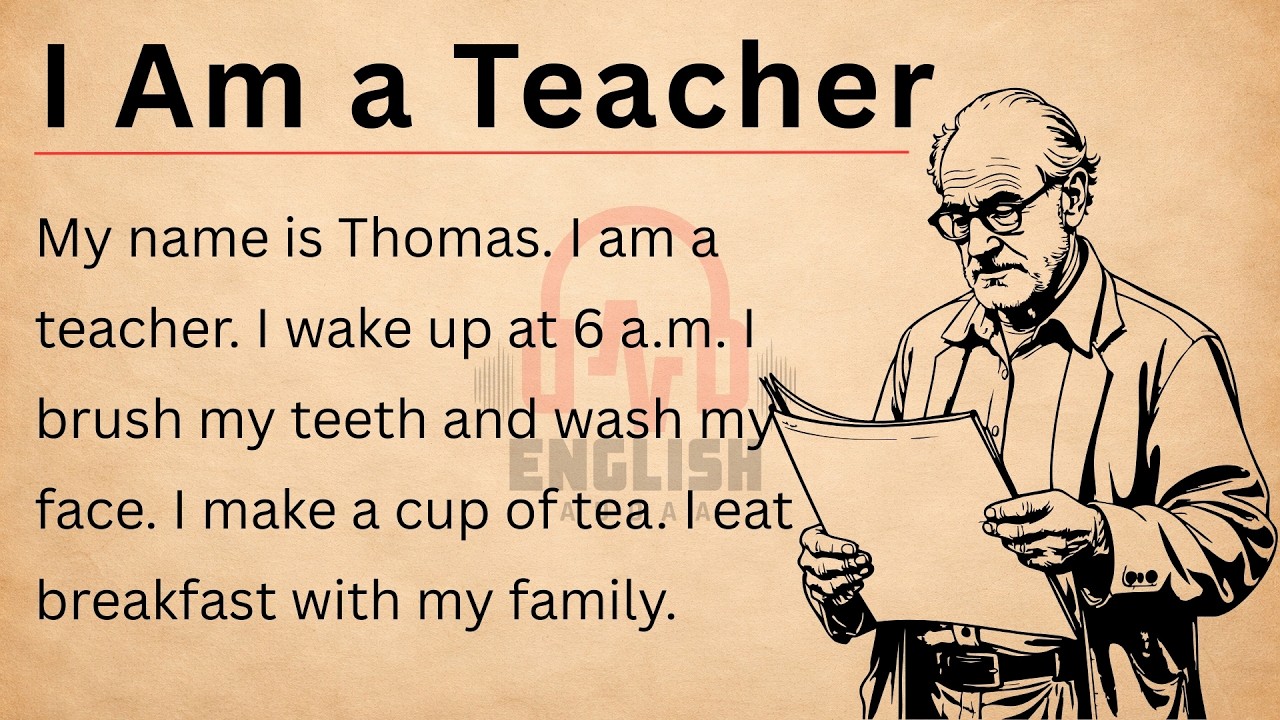 Learn English Through Easy and Simple Story | 100+ Daily Useful Sentences || I Am a Teacher|