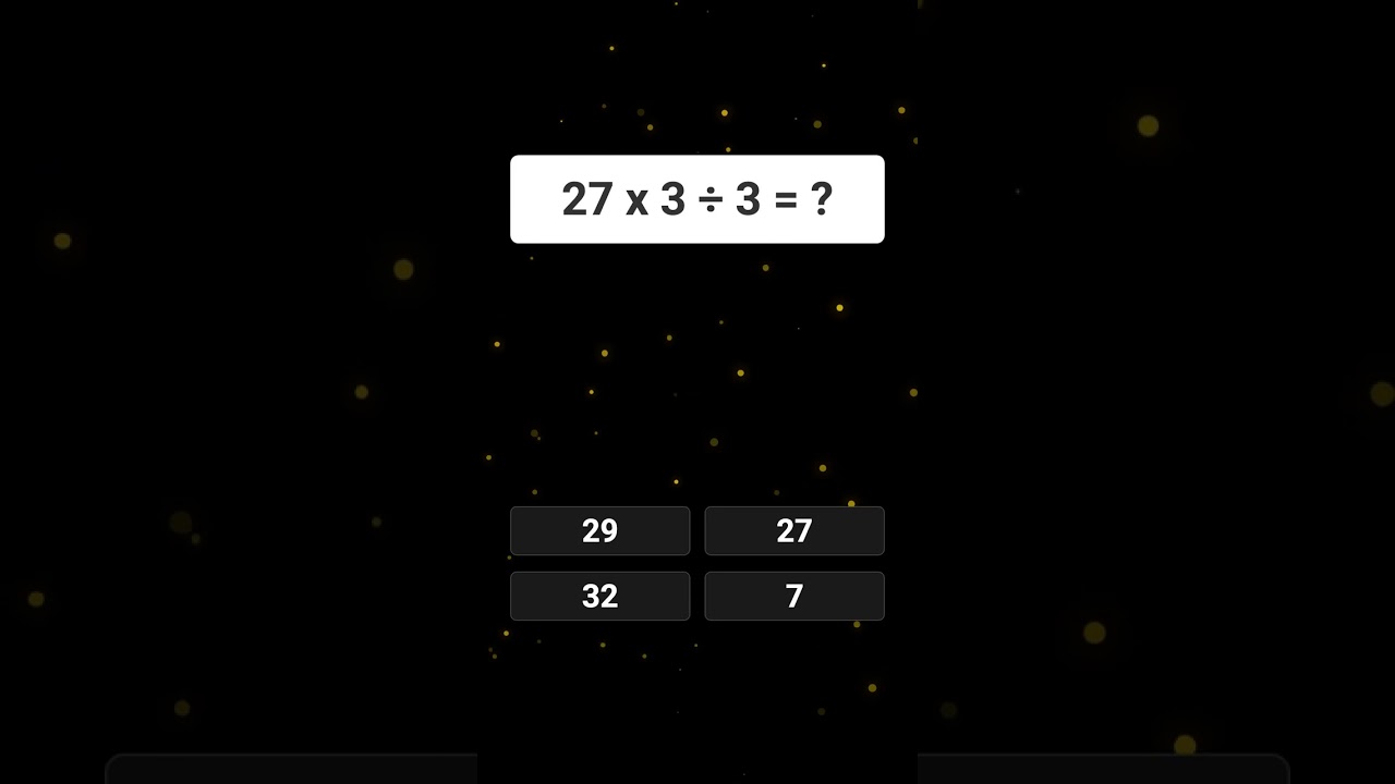 🧠 Brain Test: Can You Solve These Math Puzzles? (1 Minute) - YouTube