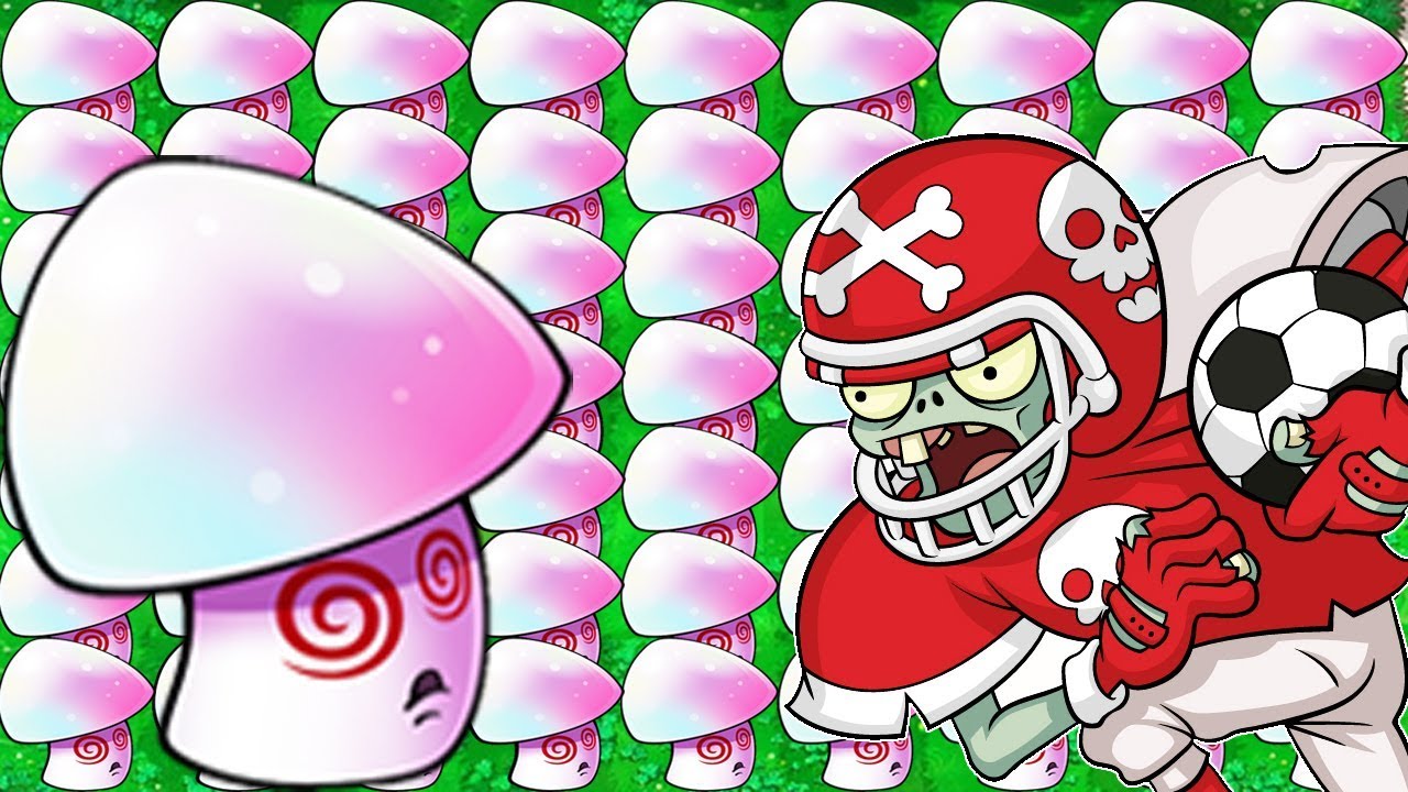 99999 Hypno Shroom vs 9999 Conhead Zombies - Plants and Zombies