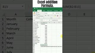 How to Calculate Totals with SUM in Excel #excel #exceltutorial