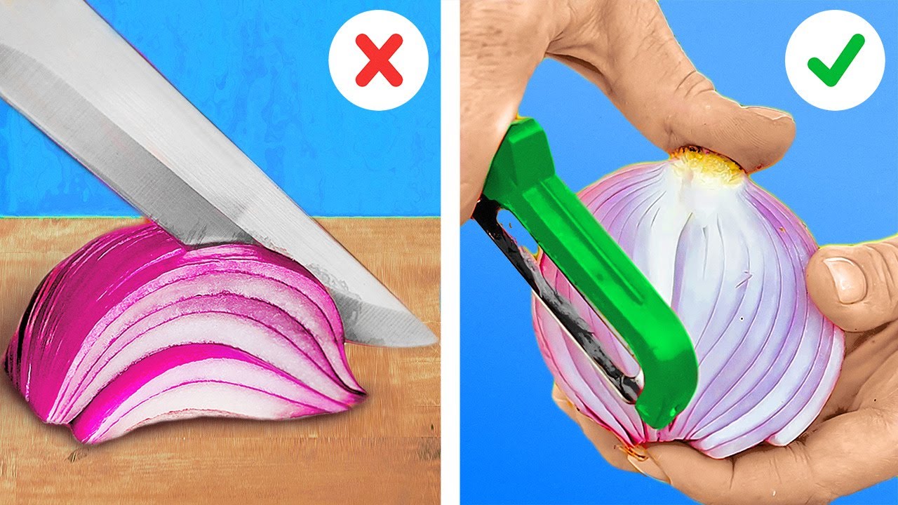Simple Tricks To Cut And Peel Your Food
