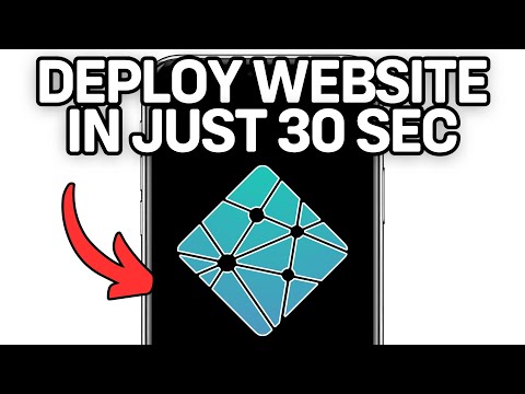 How To Deploy Website In Just 30 Seconds Using Netlify (Full Guide) 2025!