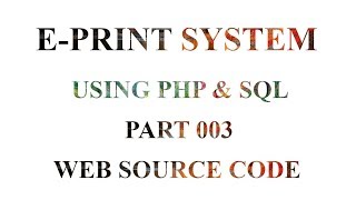 Information Online E-Print System Using PHP  & SQL | Bootstrap & Jquery in Urdu Part 003 News