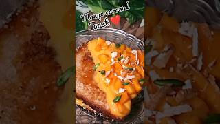 5mins😳me Etna tasty toast??|Crispy mango caramel🔥toast#viral#shorts#viralreel #neetuskitchentadka