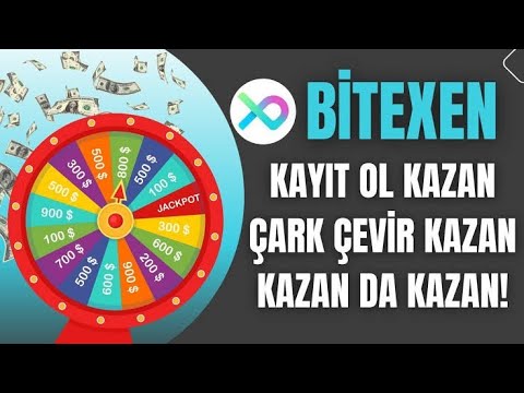 GÜNLÜK 10 KEZ  ÜCRETSIZ ÇARK ÇEVİR KAZAN Bitexen Borsası gerçekten Ek gelir #borsa #airdrop #bitexen