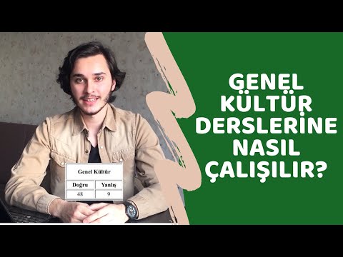 #KPSS GENEL KÜLTÜR DERSLERİNE NASIL ÇALIŞILIR?