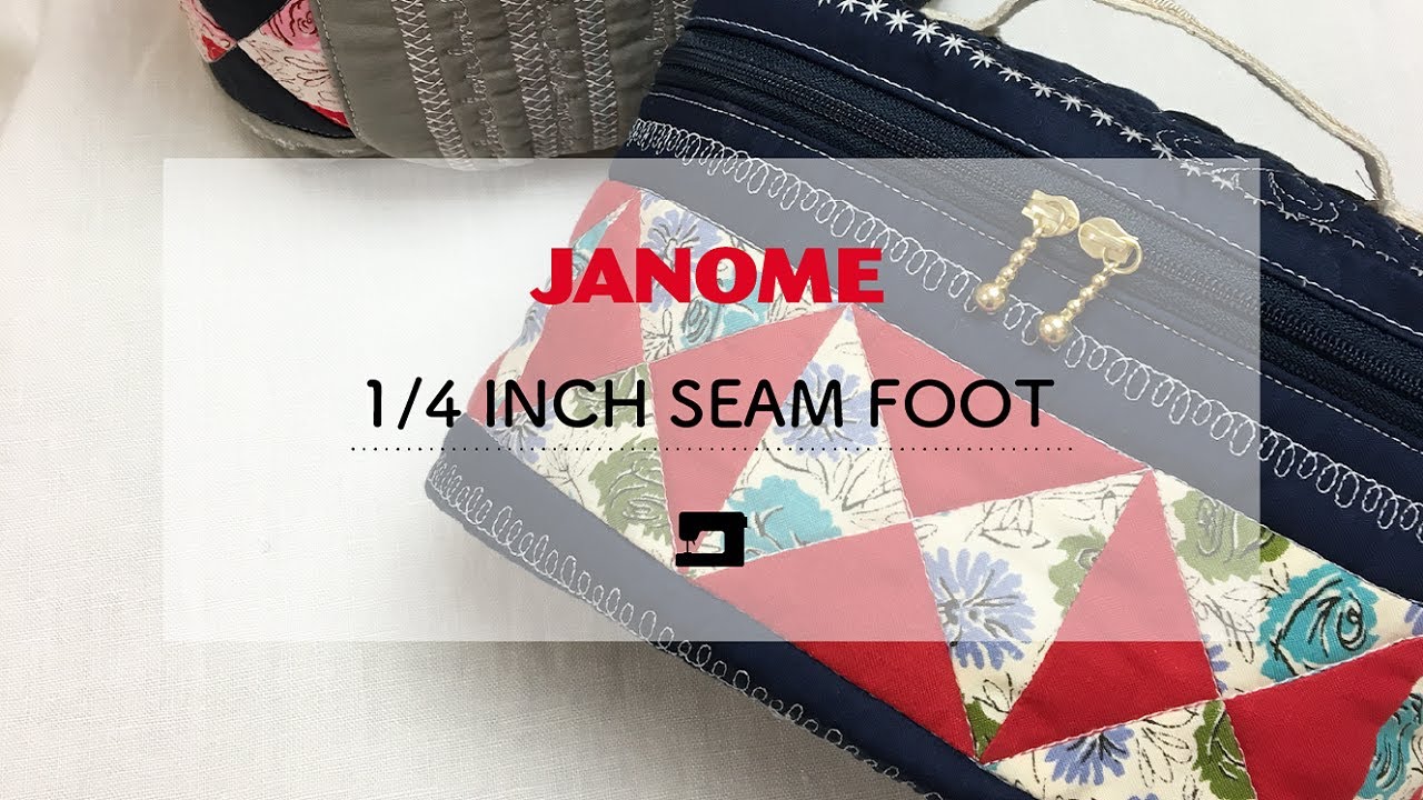 1/4 INCH SEAM FOOT - YouTube