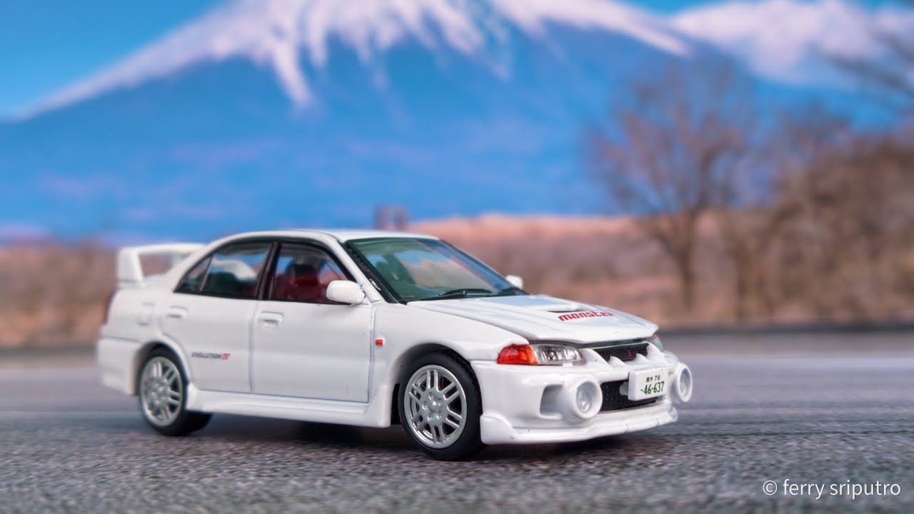 【PR64-167】ポップレース ランサーエボリューションIV インドネシア限定 POP RACE MITSUBISHI LANCER EVOLUTION IV INDONESIA DIECAST