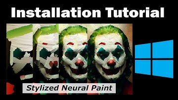 Stylized Neural Painting Installation Tutorial
